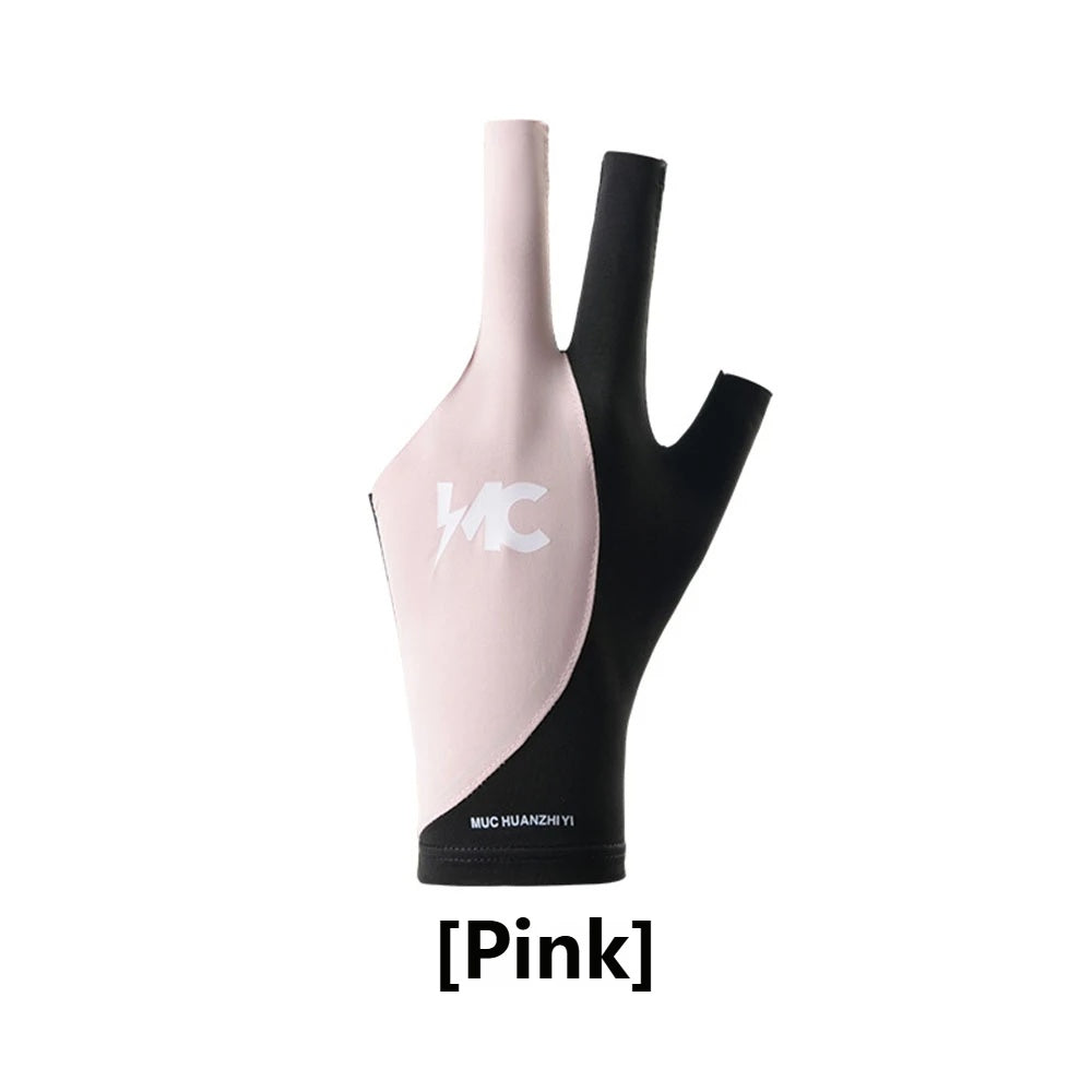 Pool Snooker Billiard Gloves – Breathable 3-Finger Cue Sport Gloves