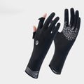 Ice Silk Sun Protection Gloves – Lightweight Breathable UV Block Driving Gloves