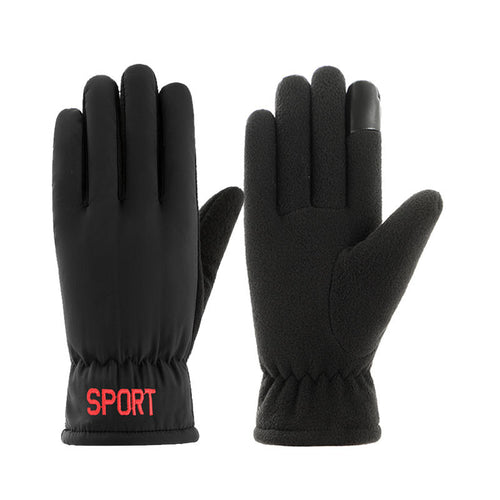 Fleece Lined Winter Gloves – Windproof Warm Gloves for Cold Weather
