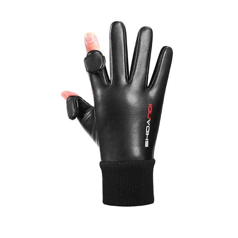 Winter Cycling Gloves, Touchscreen Waterproof Anti-Slip Thermal Gloves for Riding, Running, Outdoor Sports