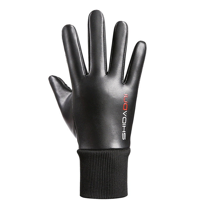 Winter Cycling Gloves, Touchscreen Waterproof Anti-Slip Thermal Gloves for Riding, Running, Outdoor Sports